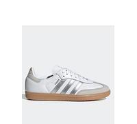adidas Originals Womens Og Samba Trainers, Ftwwht/Silvmt/Greone, Size 8, Women Ftwwht/Silvmt/Greone