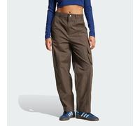 ADIDAS Originals Womens Premium Essentials Ripstop Cargo Pants - Dark Green - Size 2 UK