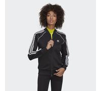 adidas Originals Womens PRIMEBLUE SST TRACK JACKET - Black Cotton - Size 4 UK