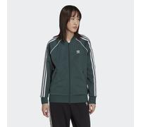 adidas Originals Womens PRIMEBLUE SST TRACK JACKET - Green Cotton - Size 6 UK
