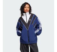 adidas Originals Womens Rasant Cut Line Track Top - Navy Recycled Material - Size Small