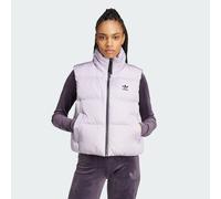 adidas Originals Womens Regen Down Vest - Silver Recycled Material - Size Small