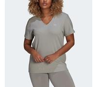adidas Originals Womens Ribbed Loose T-Shirt - Grey / 8
