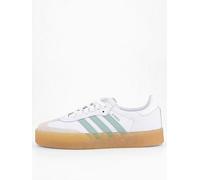 adidas Originals Women's Sambae Trainers - White, White, Size 4, Women White