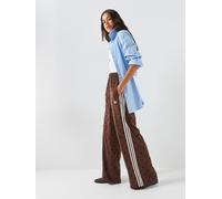 adidas Originals Women's Satin Polka Dot Wide Leg Pant, Brown, Size S, Women Brown