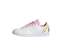 adidas Originals womens Stan Smith Sneaker, White/True Pink/White, 9 US