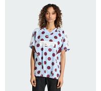 ADIDAS Originals Womens STREET JERSEY SS - Sky Blue - Size 2XL
