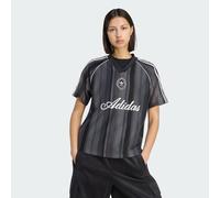 ADIDAS Originals Womens SUMMER GLOW KNITTED OVERSIZED JERSEY - Charcoal - Size Small