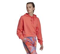 adidas Originals Womens Sunflower Graphic Hoodie - Pink / UK 14