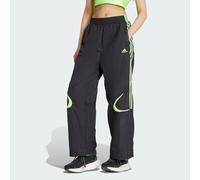 ADIDAS Originals Womens Teamgeist Adicolor Oversized Track Pants - Black - Size X-Small