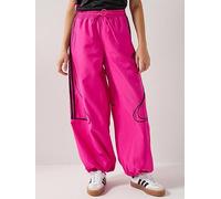 adidas Originals Womens Teamgeist Adicolor Oversized Woven Tracksuit Pant, Pink, Size Xl, Women Pink