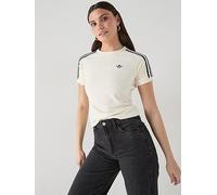 Adidas Originals Terry Towel Cali Short Sleeve T-shirt White S Women