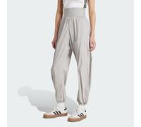ADIDAS Originals Womens Waistband Joggers - Grey Recycled Material - Size Large