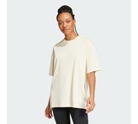 ADIDAS Originals Womens Washed Oversized Tee - Cream Cotton - Size 2XS