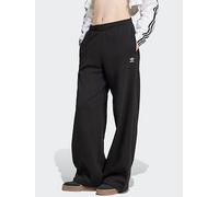 adidas Originals Womens Wide Leg Fleece Joggers - Black, Black, Size 2Xs, Women Black
