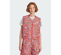 adidas Originals x Liberty London Quilted Vest, Red, Size 2Xl, Women Red