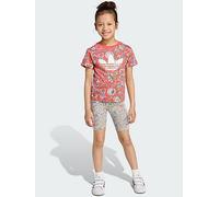 adidas Originals x Liberty London Short Tee Set Kids, Red, Size 3-4 Years Red