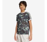 adidas Originals x Minecraft Older Kids Graphic Camo T Shirt 8 15Y Silver Pebble Magic Lime Tribe Green