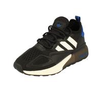 adidas Originals ZX 2K Boost Junior Running Trainers Sneakers (UK 4 US 4.5 EU 36 2/3, Black White Royal FY1707)