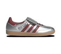 Adidas Orininals Samba Long Tongue - Women's (JH5707, Silver Metallic/Preloved Ruby/Gum), Silver Metallic/Preloved Ruby/Gum, 4.5 UK