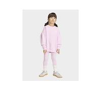 adidas Oversized Crew Leggings Set - Pink - Kids 3-4Y