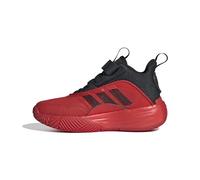 adidas Own The Game 3.0 Kids Unisex Sneaker, Black/Red/Red, 34