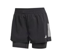 adidas Own the Run 2 in 1 Running Shorts Womens XL Black