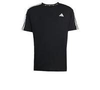 adidas Own The Run 3-Stripes T-Shirt Black