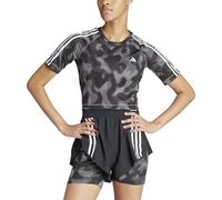 Adidas Own The Run Excite Aop Short Sleeve T-shirt Black XS Women