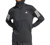 adidas Own The Run Half Zip Long Sleeve Womens Running Top - Black