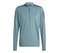 adidas Own The Run Half-Zip Running Shirt Men - Dark Green, Size M