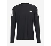adidas Own The Run Long Sleeve T-Shirt Jet Black White - M