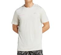 adidas Own The Run Melange Mens Running Top Grey Short Sleeve Breathable T-Shirt