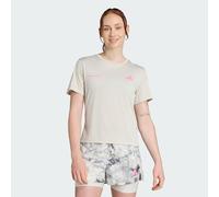 adidas Own The Run Melange T-shirt short sleeve light beige Women - L