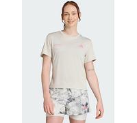 adidas Own The Run Melange Tee, Light Grey, Size Xs, Women Light Grey
