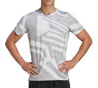 adidas Men's Own The Run Seasonal Tee, Grey Two/White, XXL