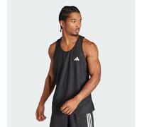 adidas Own The Run Mens Running Vest Tank Top Breathable Fitness AEROREADY Black