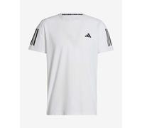 adidas Own the Run Short Sleeve T-Shirt Pure White Black - L