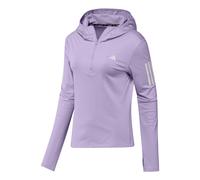 adidas Own The Run Winter Half-Zip Running Shirt Women - Lilac, Size L