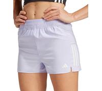 adidas Own The Run Womens Running Shorts Purple 3 Inch Reflective Jogging Short