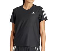 adidas Women's Own The Run Base Tee, Black/Reflective, XS