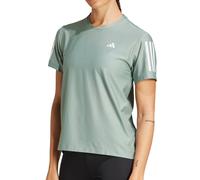adidas Women's Own The Run Base Tee, Silver Green, XL