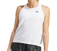 adidas Own The Run Womens Running Vest White Sleeveless Crew Neck Tank Top
