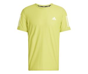 adidas Own The Running Shirt Men-Yellow, Size M