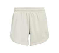adidas Pacer Workout Waffle Shorts Beige Women - XL