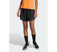adidas Pacer Workout Waffle Shorts, Black, Size Xl, Inside Leg Regular, Women Black