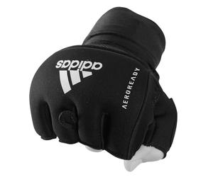 adidas Padded Knuckle Hand Wrist Protector Gloves, Boxing, Fitness Classes, Large/X-Large, Neoprene 10mm Gel, Quickwrap, Stretch Support, Adults Kids