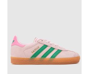 adidas Pale Pink Gazelle Girls Junior Trainers UK 12 (EU 30½)