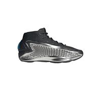 adidas Mens Anthony Edwards 1 Mid ' Chrome' Basketball Shoes Core Black/Silver Metallic/Core Black 8
