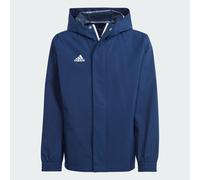 ADIDAS Performance Childrens Unisex Entrada 22 All-Weather Jacket - Blue Recycled Material - Size 11-12Y
